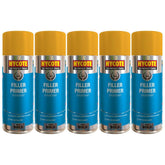 5X Hycote Filler Primer Spray 400ml Spray Paint